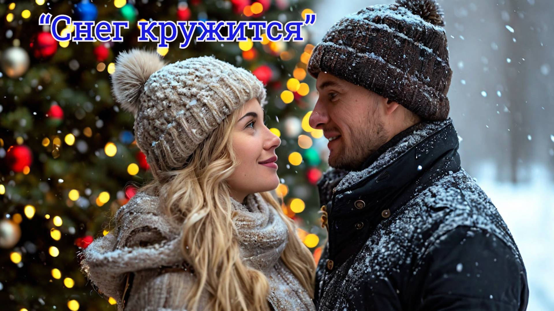 Красивая зимняя песня "Снег кружится" (кавер-версия) смотреть онлайн