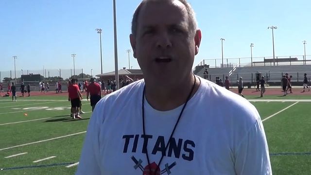 New Titan Head Football Coach Matt Webb Talks Titan 7-9 Grade Football Camp смотреть онлайн