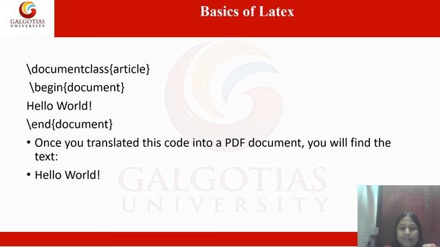 BCS01T1004, Computer Workshop: Latex for Creation Project Certificate смотреть онлайн