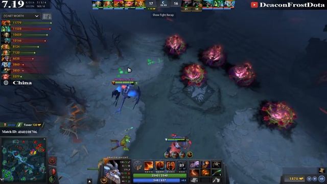 刘畅 Freeze [DK] vs [Necrophos] ► China Ranked ► Dota 2 7.19 смотреть онлайн