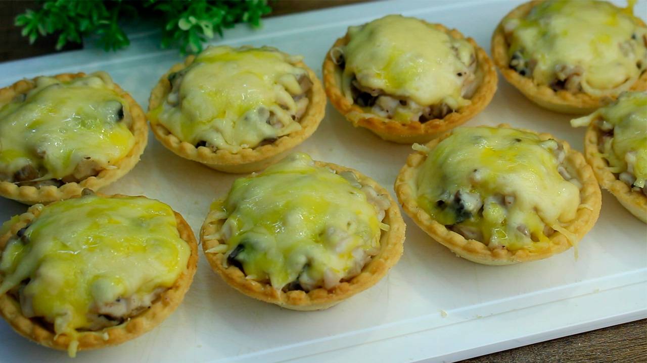 Самая лучшая Начинка для Тарталеток. Нереально Вкусная Закуска! смотреть онлайн