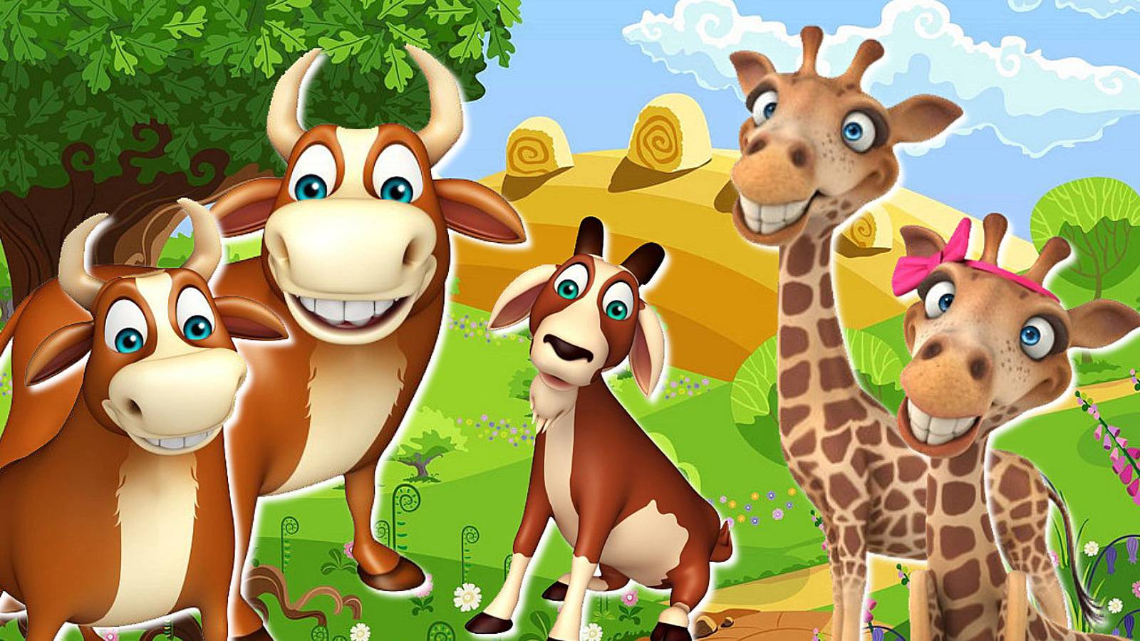 Дикие Животные и их Детёныши + Карточки Домана +Развивающие Познавательные Видео Детям про Животных смотреть онлайн