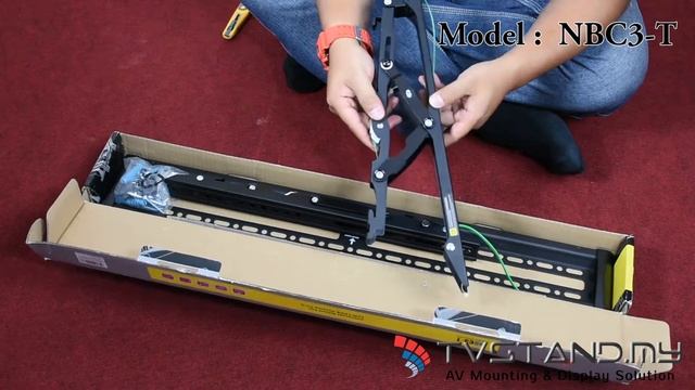 Unboxing | Tilted TV Bracket / TV Mount for TV 40"-60" - NBC3-T смотреть онлайн