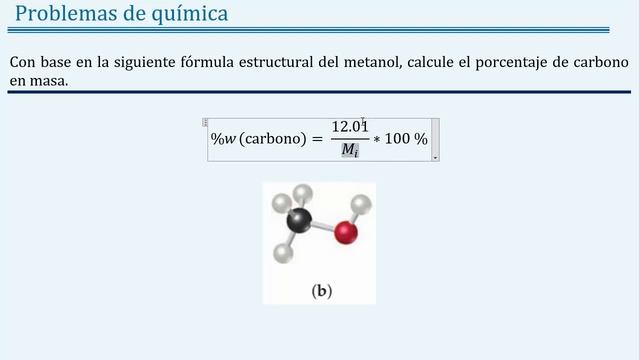 Como 𝐜𝐚𝐥𝐜𝐮𝐥𝐚𝐫 el 𝒑𝒐𝒓𝒄𝒆𝒏𝒕𝒂𝒋𝒆 𝐞𝐧 𝐦𝐚𝐬𝐚 de 𝒄𝒂𝒓𝒃𝒐𝒏𝒐 en el metanol 𝐟ó𝐫𝐦𝐮𝐥𝐚 𝐞𝐬𝐭𝐫𝐮𝐜𝐭𝐮𝐫𝐚𝐥 смотреть онлайн