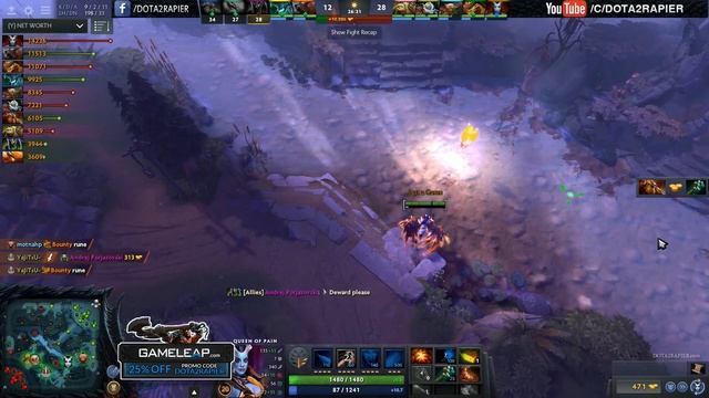 Dendi [Queen of Pain] NOT Like 7K4 Player - Dota 2 7.06c смотреть онлайн