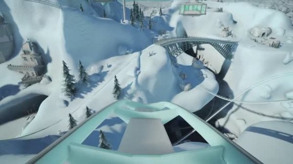 Арктический остров. Американские горки 3D