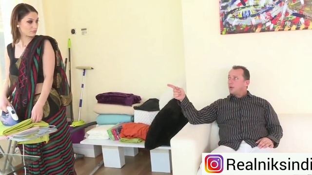 Beautiful Maid Gets Angry With Her Rude Master | Niks Indian Official Channel