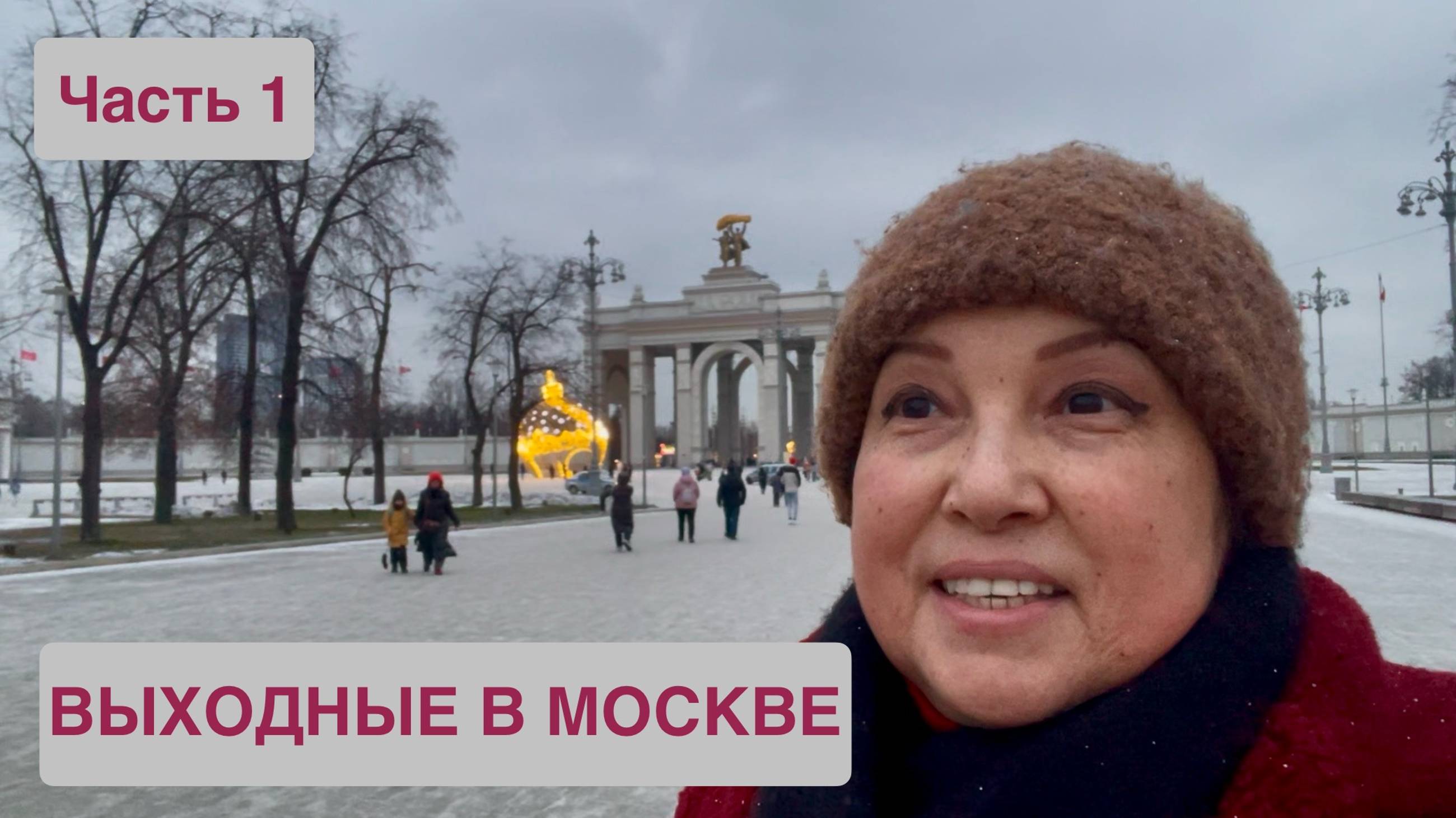 ВЫХОДНЫЕ В МОСКВЕ! Часть 1. Отель "Космос" и приятная зимняя прогулка по ВДНХ смотреть онлайн