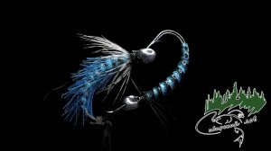 Нарядная Бирюзовая МАЛЫХА с Голографией. Мушка на хариуса, ленка и возможно Омуля