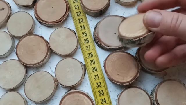 Спилы березы для творчества