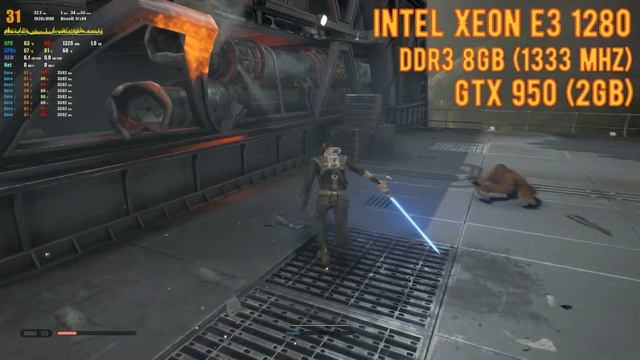 Star Wars Jedi Fallen Order E3 1280 GTX 950/DDR3 8GB смотреть онлайн