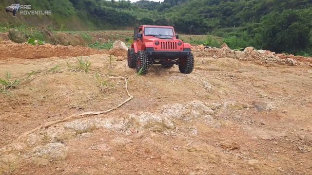 Rc Jeep Rubicon Wrangler 1/10 Scale Adventure Offroad смотреть онлайн