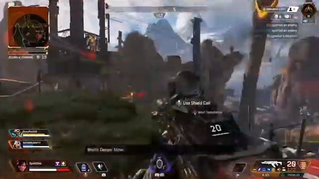 Apex Legends - Wraith trios in kings Canyon смотреть онлайн