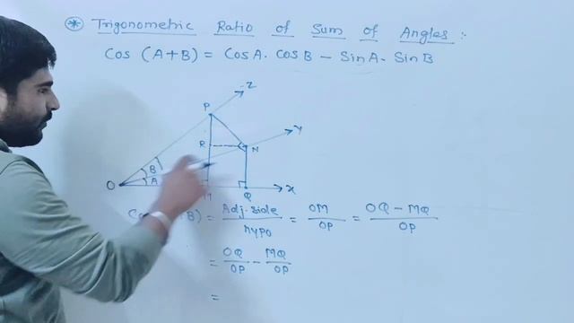 Trigonometry: proof of Cos (A+B)class 11| Derive Cos (A+B)=CosA.CosB-SinA.SinB| #trigonometry #venk смотреть онлайн