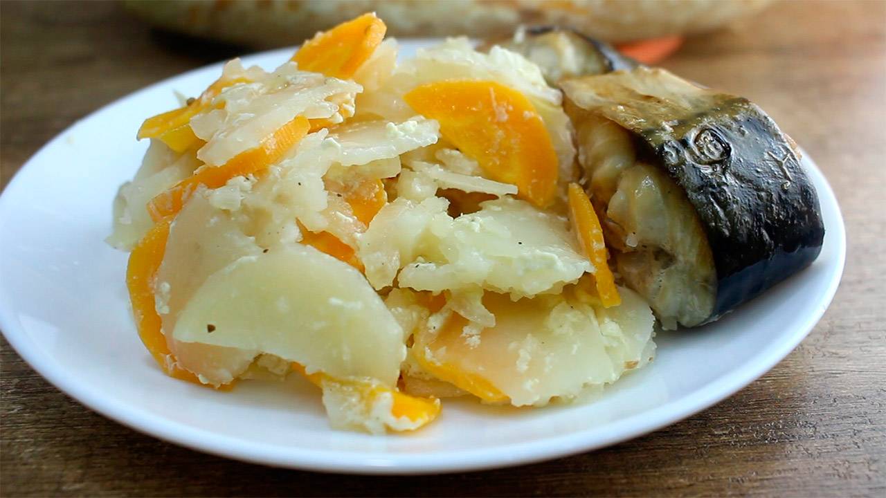 Скумбрия с картошкой в духовке. Просто и Вкусно на Ужин! смотреть онлайн