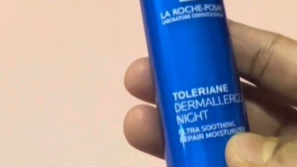 LA ROCHE-POSAY TOLERIANE DERMALLERGO NIGHT CREAM SOOTHING REPAIR MOISTURIZER FOR SENSITIVE SKIN