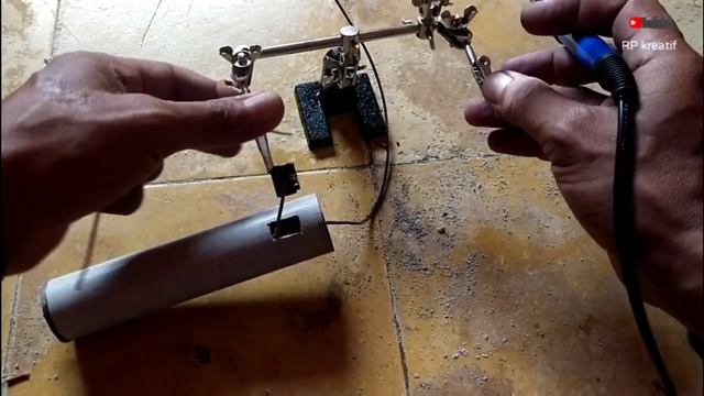 CARA MEMBUAT BOR MINI [Dari Dinamo Bekas]