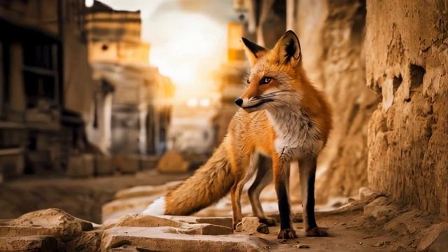 Песня про ловкого лиса на английском языке, созданная нейросетями смотреть онлайн
