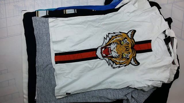 4388 Футболки мужские бренд лето (cream) 2 пак, 48 шт, 8.4 кг, 10.45 €/кг. смотреть онлайн