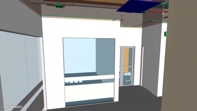 BIM LOD 300 Flythrough Architecture and MEP смотреть онлайн