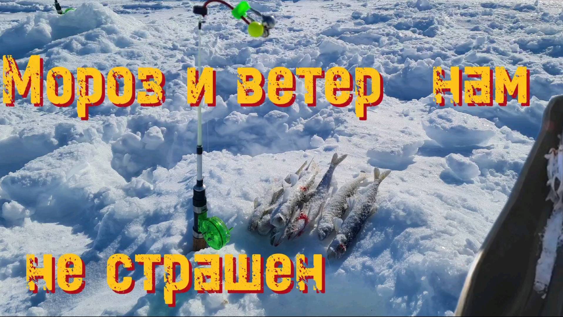 Ловля корюшки на Енисее. Мороз и ветер нам нипочем смотреть онлайн
