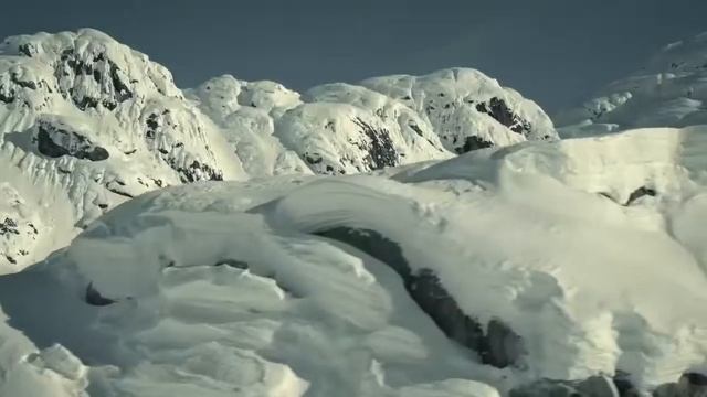 Футаж для видеомонтажа снежный пейзаж в горах смотреть онлайн