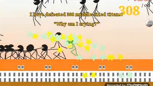 I was playing stickman of titan attack on titan смотреть онлайн