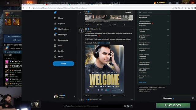 GORGC reacts to DM joining OG смотреть онлайн