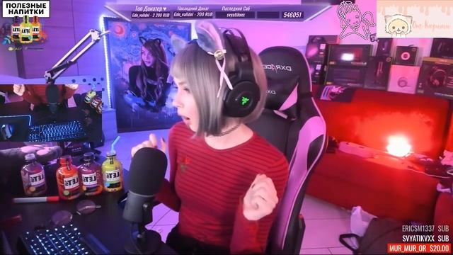 AhriNyan Тверкает и чуть не засветила вареник (AhriNyan Tercet,and Almost Lit The Dumpling)TWITCH 🍑