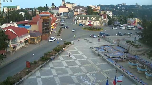 Вебкамера "Площадь Советская". Запись 19.06.2016 20:00:02 смотреть онлайн