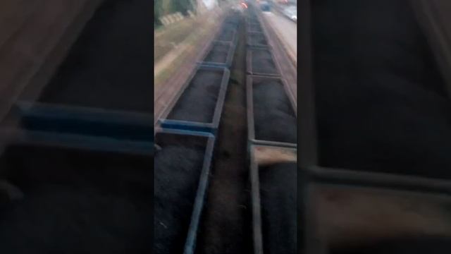 Уголь составы на станции Кривой Рог. смотреть онлайн