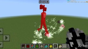 Сиреноголовый против мобов в майнкрафт