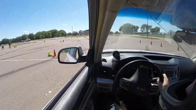 Autocrossing my 6spd Subaru Outback! смотреть онлайн