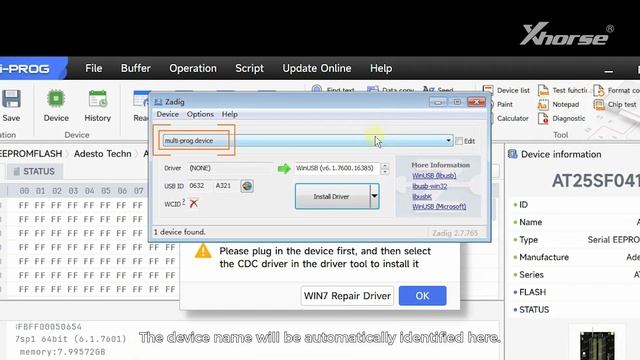 How to Install the Xhorse Multi PROG Driver? смотреть онлайн