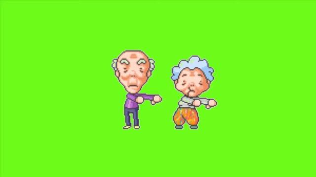 Футаж на хромакее Бабушка рядышком с дедушкой песня смотреть онлайн