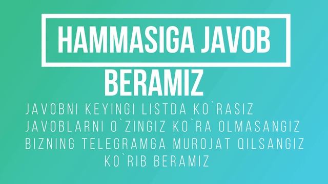 TEXNIKUMLARGA KIRISH BALLARI TEXNIKUM JAVOBLARI MED TEXNIKUMGA KIRISH @fakt2999 смотреть онлайн