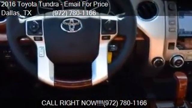2016 Toyota Tundra 1794 4x4 4dr CrewMax Cab Pickup SB (5.7L смотреть онлайн