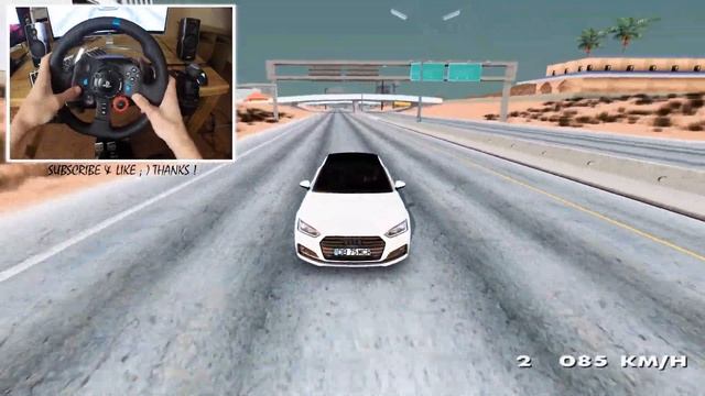 Audi S5 2015 Rotor GTA San Andreas 🚗 LOGITECH G29 Wheel смотреть онлайн