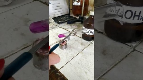 Лабораторная работа Азот, опыт 3