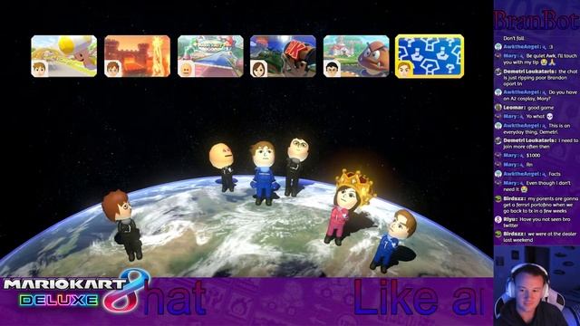 Mario Kart 8 Deluxe W/ Viewers! смотреть онлайн