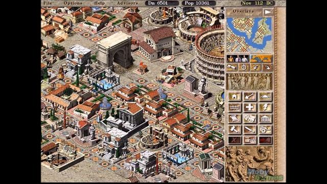 Caesar III Soundtrack/Music construction and glory Rome city building video game César/Cezar смотреть онлайн