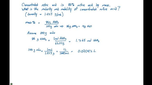 13.4 Concentration Example Problem смотреть онлайн