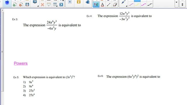 Algebra2NR (Lesson 7.1) - Basic Exponent Review смотреть онлайн