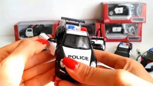 11 Various Police Cars  from Kinsmart Brands Being Review| Den Toys