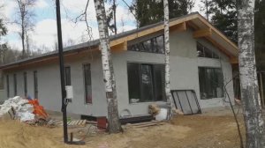 Одноэтажный дом 170м2 из блоков строим с нуля. Показываем подробно.