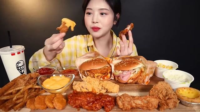 Mukbank Fast Fod🍔copilados Mukbang🍗