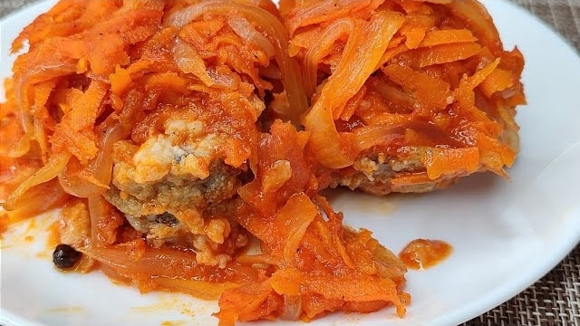 Рыба под-маринадом. Классический рецепт. Очень вкусный. смотреть онлайн