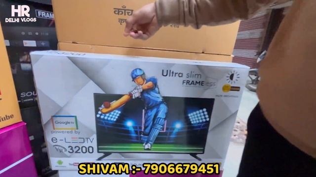 LED 4K TV 1900/- से शुरू || Lajpat rai market Chandni chowk || 19 Inch से 85 inch तक के LED TV смотреть онлайн