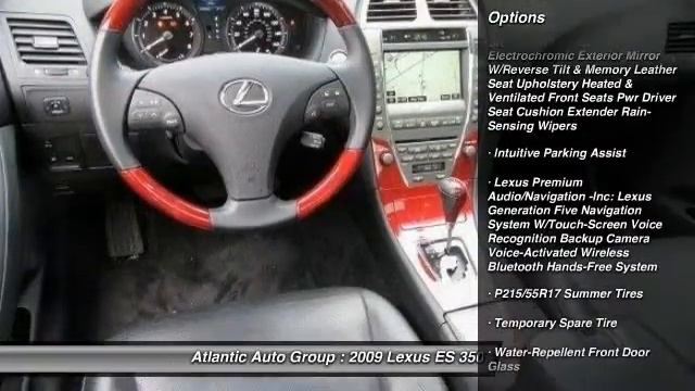 2009 Lexus ES 350 Egg Harbor Township NJ 08234 смотреть онлайн