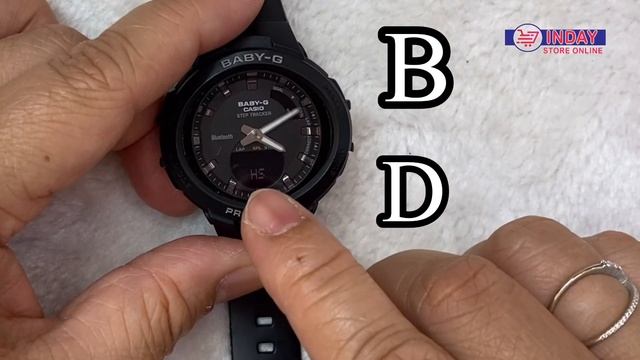 Baby-G BSA-B100 How To Adjust The ANALOG TIME Step By Step
